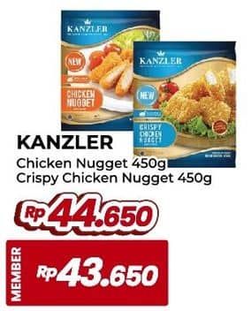 Promo Harga Kanzler Chicken Nugget Original, Crispy 450 gr - Yogya