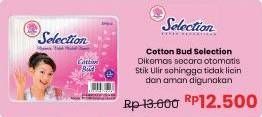 Promo Harga Selection Cotton Bud 100 pcs - Alfamart