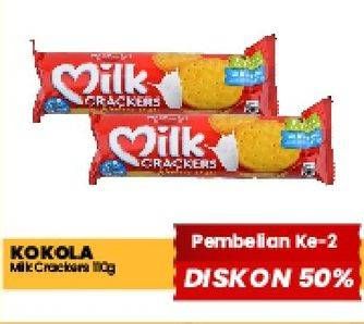 Promo Harga Kokola Milk Crackers 110 gr - Yogya