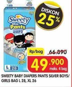 Promo Harga Sweety Silver Pants L28, XL26  - Superindo
