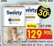 Promo Harga Sweety Gold Pants M60, L52, XL44 44 pcs - Superindo