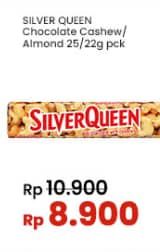 Promo Harga Silver Queen Chocolate Cashew, Almonds 25 gr - Indomaret