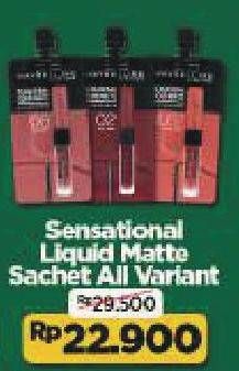 Promo Harga MAYBELLINE Sensational Liquid Matte All Variants 2 ml - Alfamart