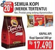 Promo Harga Kapal Api Kopi Bubuk Special 380 gr - Hypermart