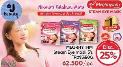 Promo Harga Megrhythm Steam Eye Mask per 5 sachet 1 pcs - Guardian