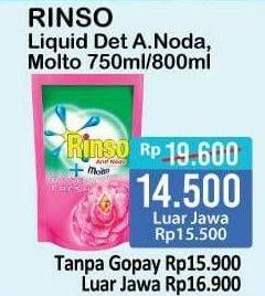Promo Harga Liquid Detergent 750/800ml  - Alfamart