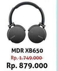 Promo Harga SONY MDR-XB650BT | Bluetooth Headphone Extra Bass  - Hartono