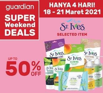 Promo Harga ST IVES Selected Items  - Guardian