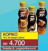 Promo Harga Kopiko 78C Drink All Variants 250 ml - Yogya