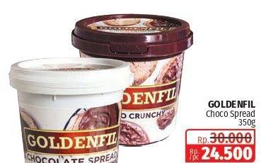 Promo Harga Goldenfil Selai Chocolate Spread 350 gr - Lotte Grosir