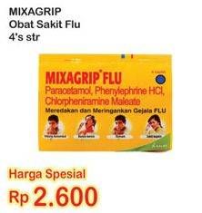 Promo Harga MIXAGRIP Obat Flu& Batuk 4 pcs - Indomaret