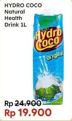 Promo Harga Hydro Coco Minuman Kelapa Original 1000 ml - Indomaret
