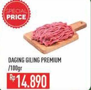 Promo Harga Daging Giling Sapi Premium per 100 gr - Hypermart