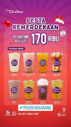 Promo Harga Chatime Minuman  - Chatime