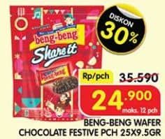 Promo Harga Beng-beng Share It Festive per 30 pcs 9 gr - Superindo