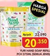 Promo Harga YURI Hand Soap All Variants 375 ml - Superindo