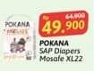Promo Harga Pokana Mosafe Sap Diapers XL22 22 pcs - Alfamidi