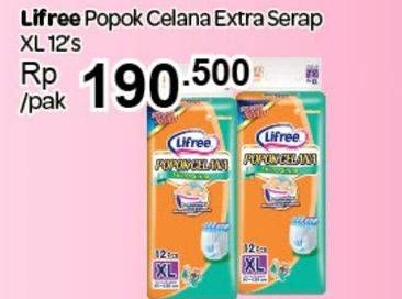 Promo Harga Lifree Popok Celana Ekstra Serap XL12  - Carrefour