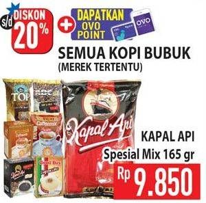 Promo Harga Kapal Api Kopi Bubuk Special Mix 165 gr - Hypermart