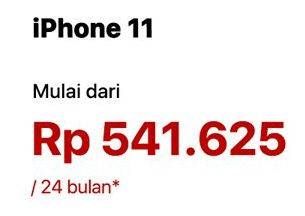 Promo Harga APPLE iPhone 11 | Liquid Retina HD LCD 6.1 inci - Kamera 12MP  - iBox