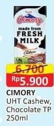 Promo Harga CIMORY Fresh Milk Cashew, Chocolate 250 ml - Alfamart
