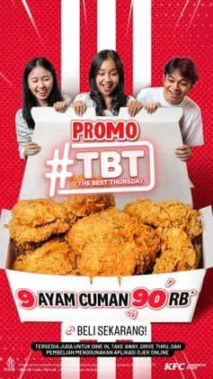 Promo Harga Promo The Best Thursday  - KFC