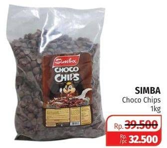 Promo Harga SIMBA Cereal Choco Chips 1000 gr - Lotte Grosir