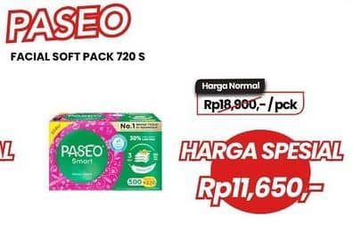 Promo Harga Paseo Facial Tissue 720 sheet - Carrefour