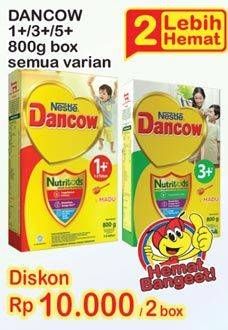 Promo Harga DANCOW Nutritods 1+/3+/5+ All Variants per 2 box 800 gr - Indomaret