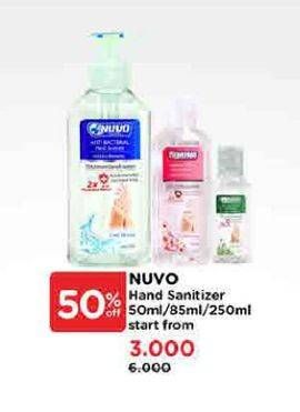 Promo Harga Nuvo Hand Sanitizer 50 ml - Watsons