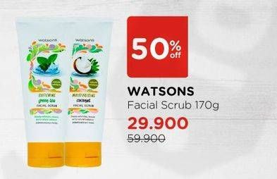 Promo Harga WATSONS Facial Scrub 170 gr - Watsons