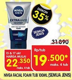 Promo Harga NIVEA Facial Foam All Variants 100 ml - Superindo