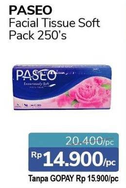 Promo Harga PASEO Facial Tissue Soft 250 pcs - Alfamidi