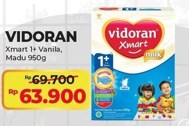 Promo Harga VIDORAN Xmart 1+ Madu, Vanilla 950 gr - Alfamart