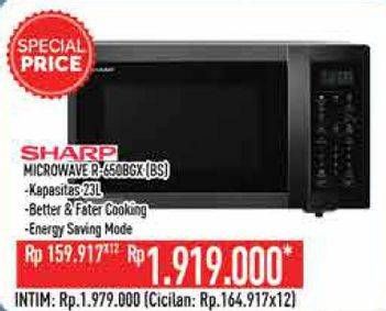 Promo Harga SHARP R-650 GX Microwave BS  - Hypermart