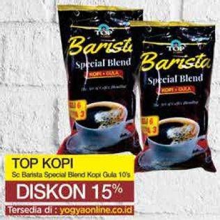 Promo Harga Top Coffee Barista Special Blend per 10 pcs 25 gr - Yogya