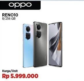 Promo Harga Oppo Reno 10 5G 8GB + 256GB  - COURTS