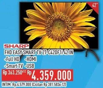 Promo Harga Sharp 2T-C42DF1I | Android TV  - Hypermart