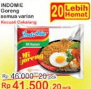 Promo Harga INDOMIE Mi Goreng Kecuali Cakalang 82 gr - Indomaret