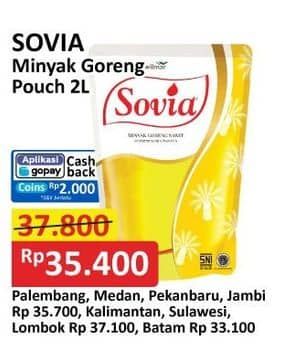 Promo Harga Sovia Minyak Goreng 2000 ml - Alfamart