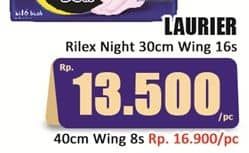 Promo Harga Laurier Relax Night Gathers 40cm 8 pcs - Hari Hari