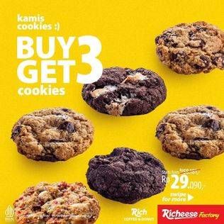 Promo Harga Richeese Factory Cookies  - Richeese Factory