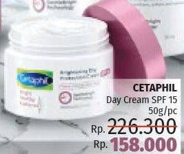 Promo Harga CETAPHIL Bright Healthy Radiance Brightening Cream Day Protection SPF15 50 gr - LotteMart