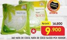 Promo Harga 365 Nata De Coco Slices 1000 gr - Superindo