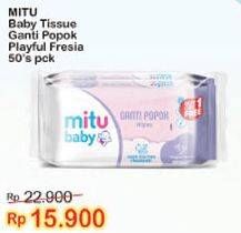 Promo Harga MITU Baby Wipes Playful Fressia Purple 50 pcs - Indomaret