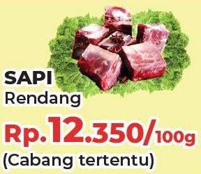 Promo Harga Daging Rendang Sapi per 100 gr - Yogya