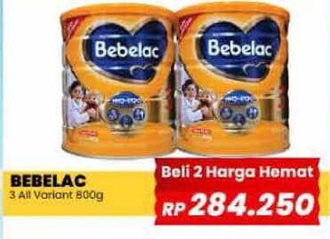 Promo Harga Bebelac 3 Susu Pertumbuhan All Variants 800 gr - Yogya