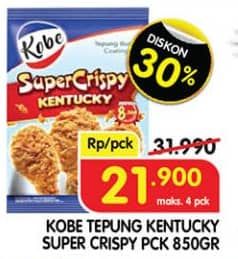 Promo Harga Kobe Tepung Bumbu Super Crispy 850 gr - Superindo