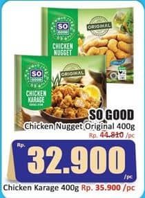 Promo Harga So Good Chicken Nugget Original 400 gr - Hari Hari