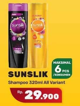 Promo Harga Sunsilk Shampoo All Variants 320 ml - Yogya
